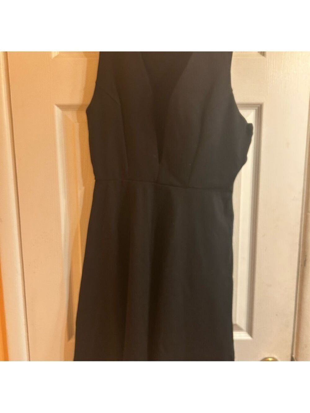 AKIRA Black V-Neck Mini Dress